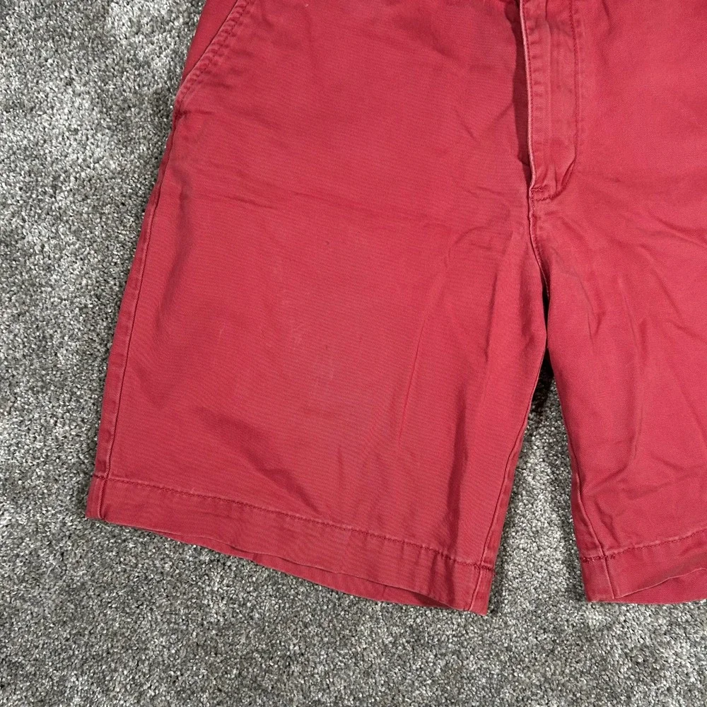 Polo Ralph Lauren Prospect Shorts Mens 32 Red Classic Polo Chino Cotton 9 Inseam